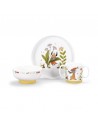 CONJUNTO VAJILLA DE PORCELANA `PETITS LAPINS´